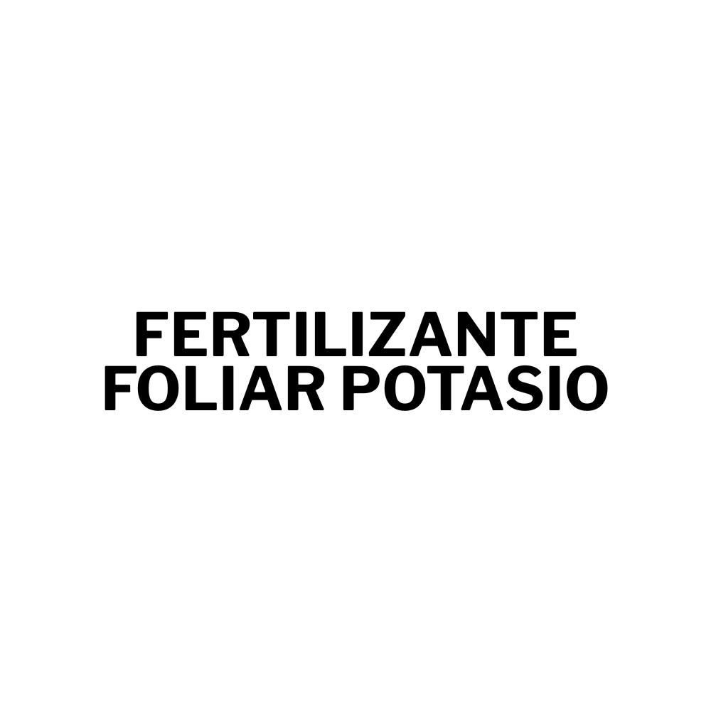 FERTILIZANTE FOLIAR POTASIO