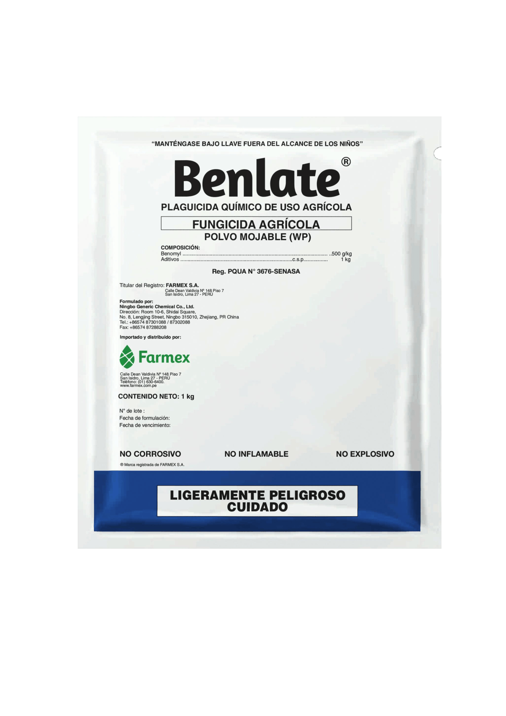 FUNGICIDAS - BENLATE 50 WP X 1 KG