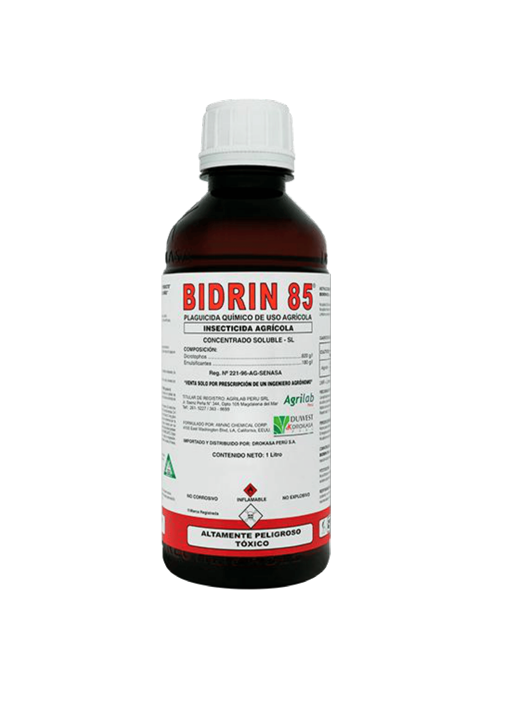 INSECTICIDA - BIDRIN 85   1/2 LT