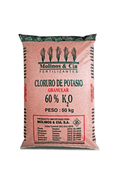 Fertlizante - CLORURO DE POTASIO 50 KG