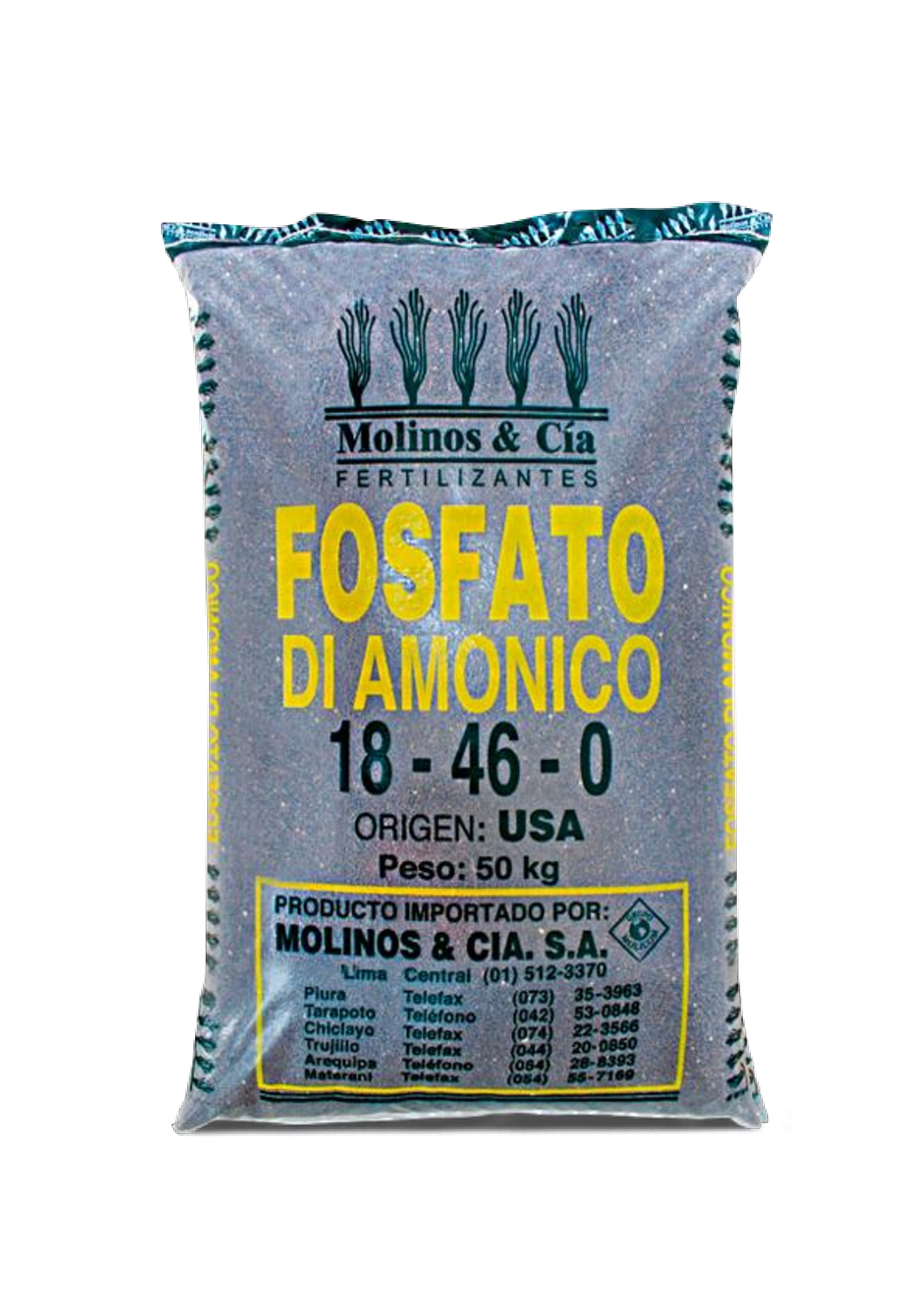 Fertlizante - FOSFATO DIAMONICO  50 KG