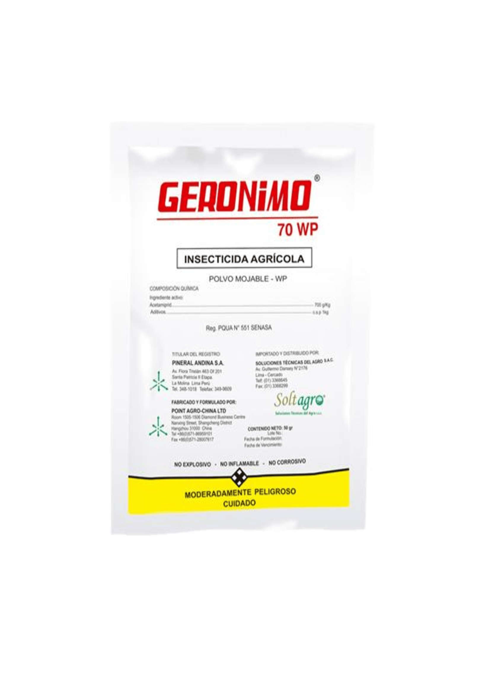 GERONIMO 70 WP X 50 GR