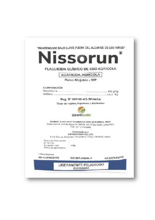 Acaricida Agrícola - NISSORUN 100 GR