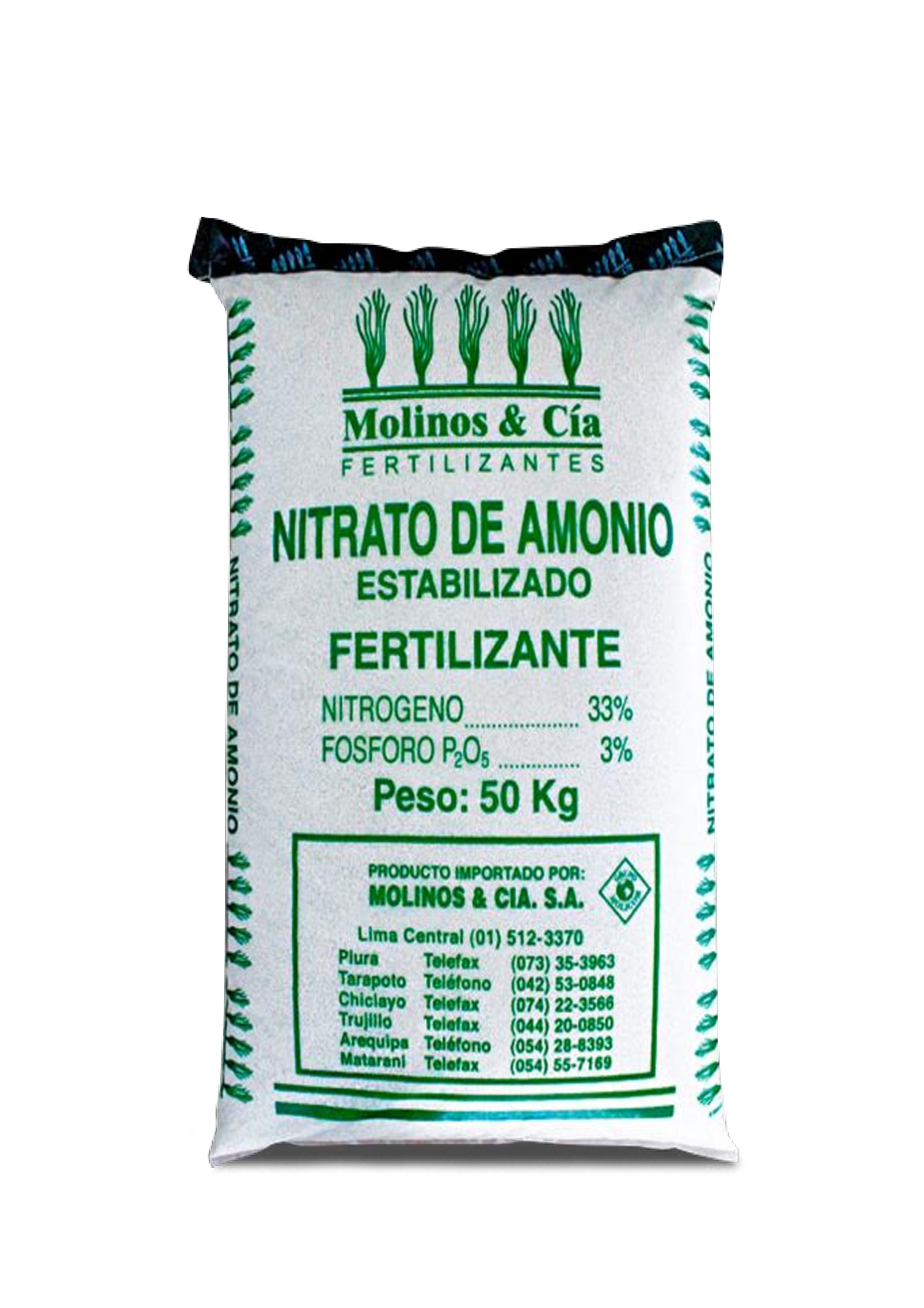 Fertlizante - NITRATO DE AMONIO 50 KG