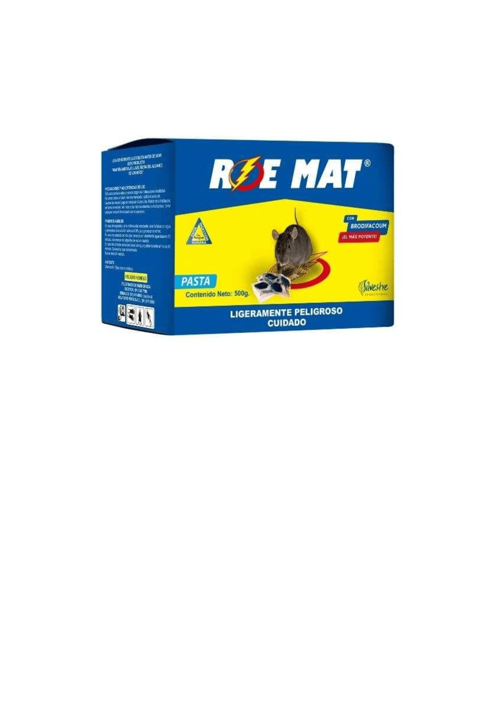 RATICIDAS - ROE MAT PASTA X 500 GR