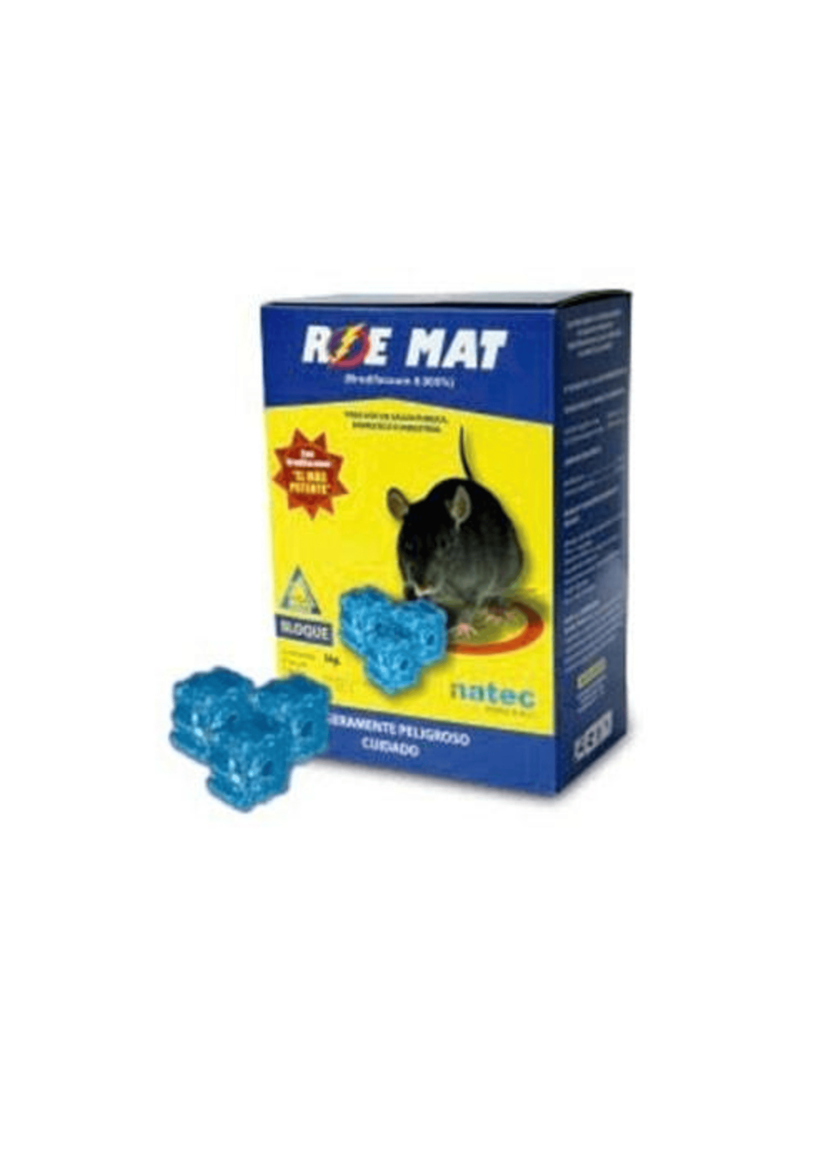 RATICIDAS - ROE MAT BLOQUE X 1 KG