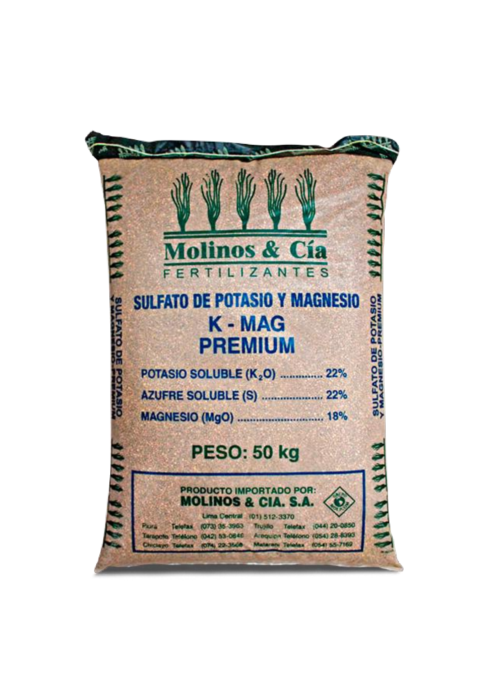 Fertlizante -  SULPOMAG - K  50 KG