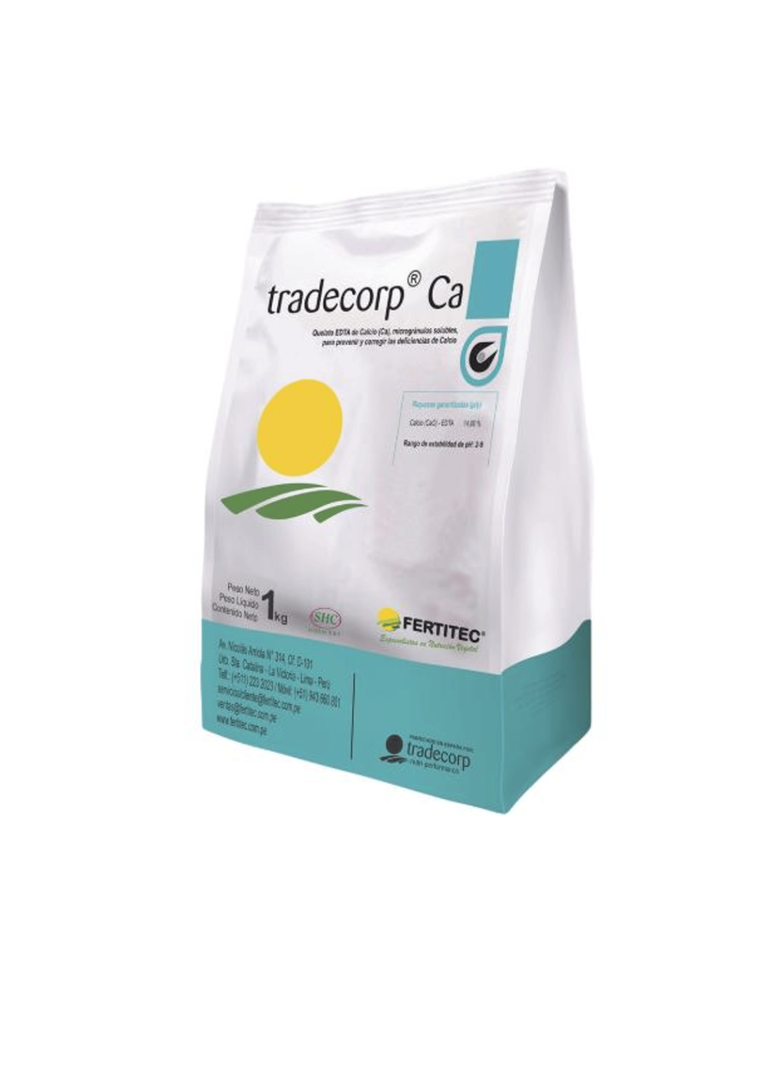 Fertilizante foliares Quelatizados  . TRADECORP COBRE ( CU ) 1 KG