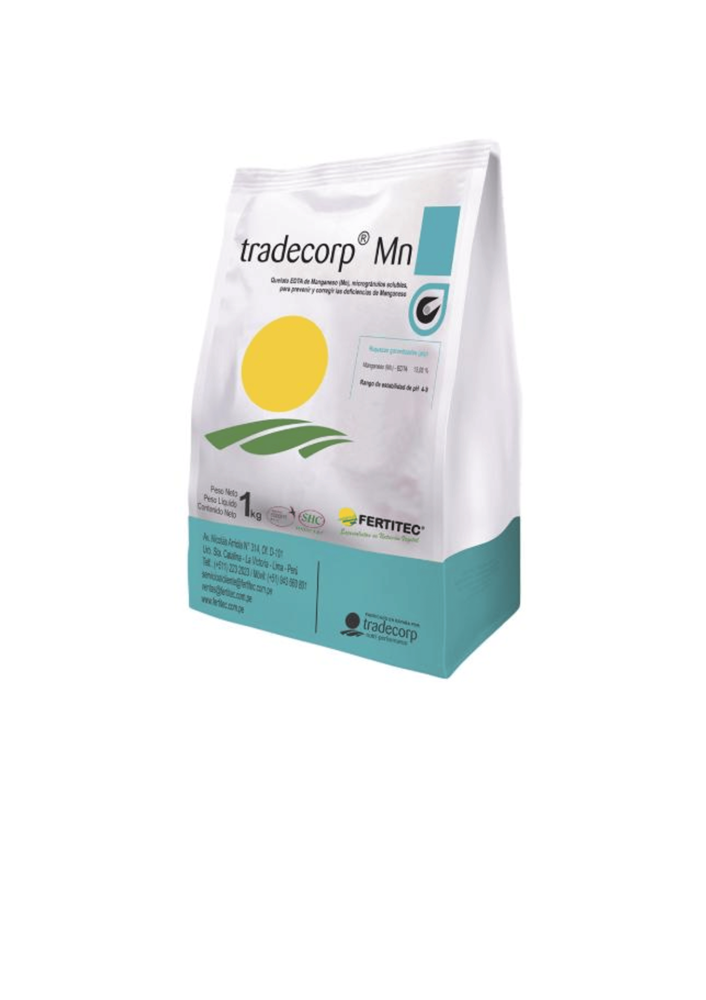 Fertilizante foliares Quelatizados - TRADECORP MANGANESO (Mn) 1 KG