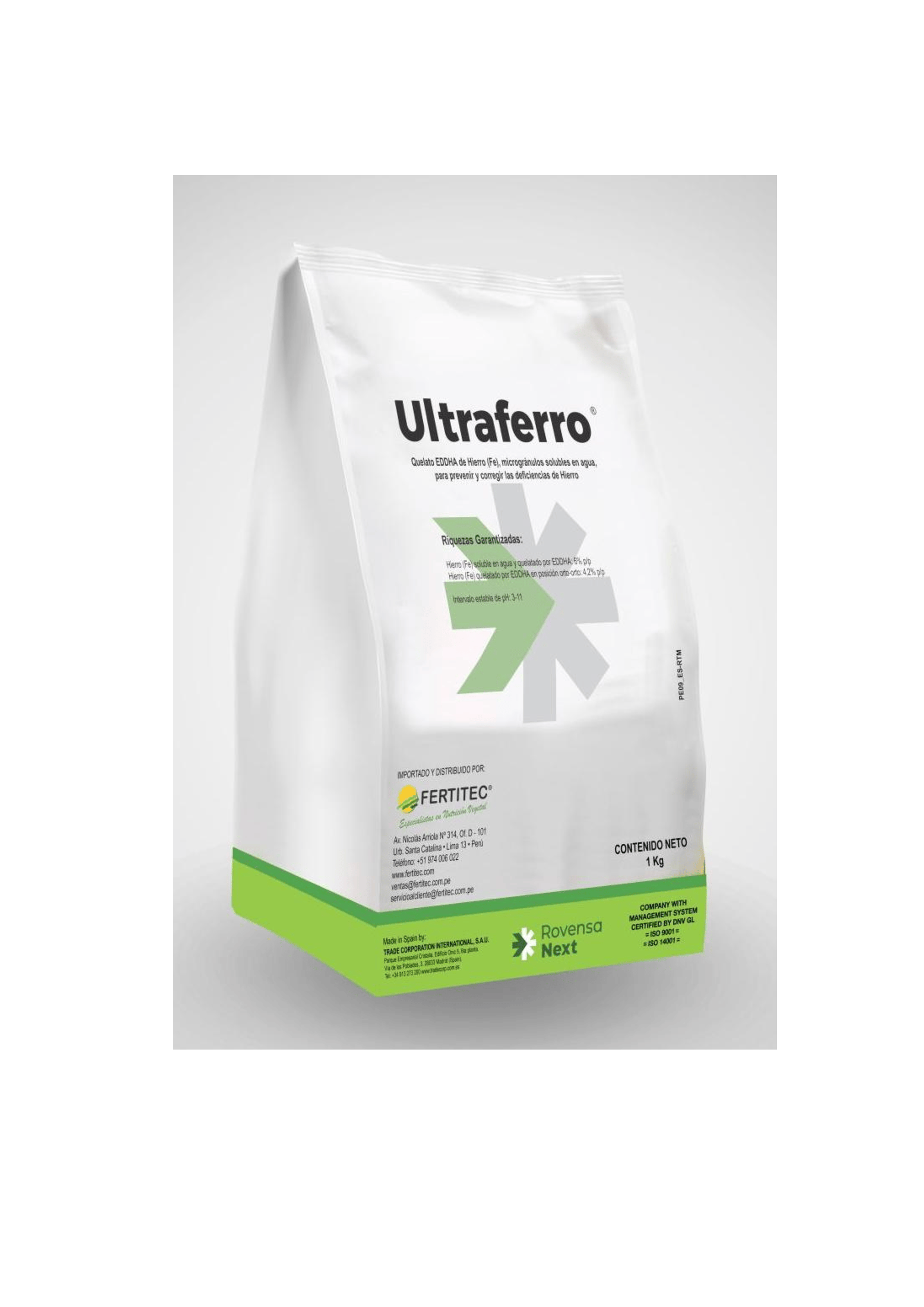 Fertilizante foliares Quelatizados  - ULTRAFERRO® 1 KG