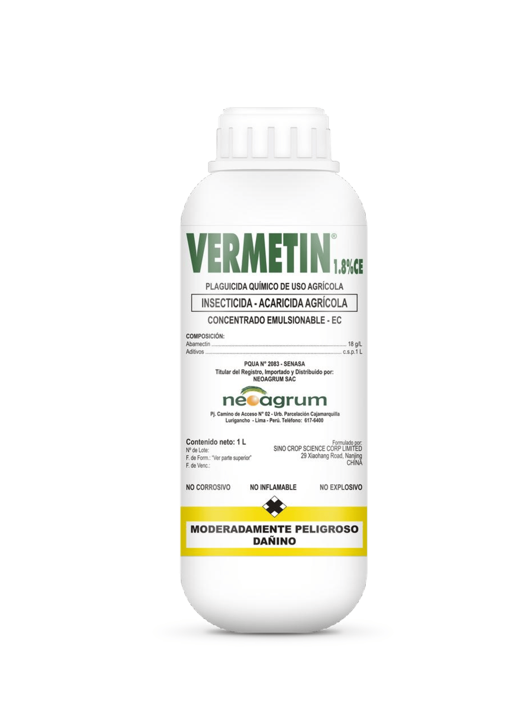 INSECTICIDA ACARICIDA - VERMETIN 1.8%   1 LT