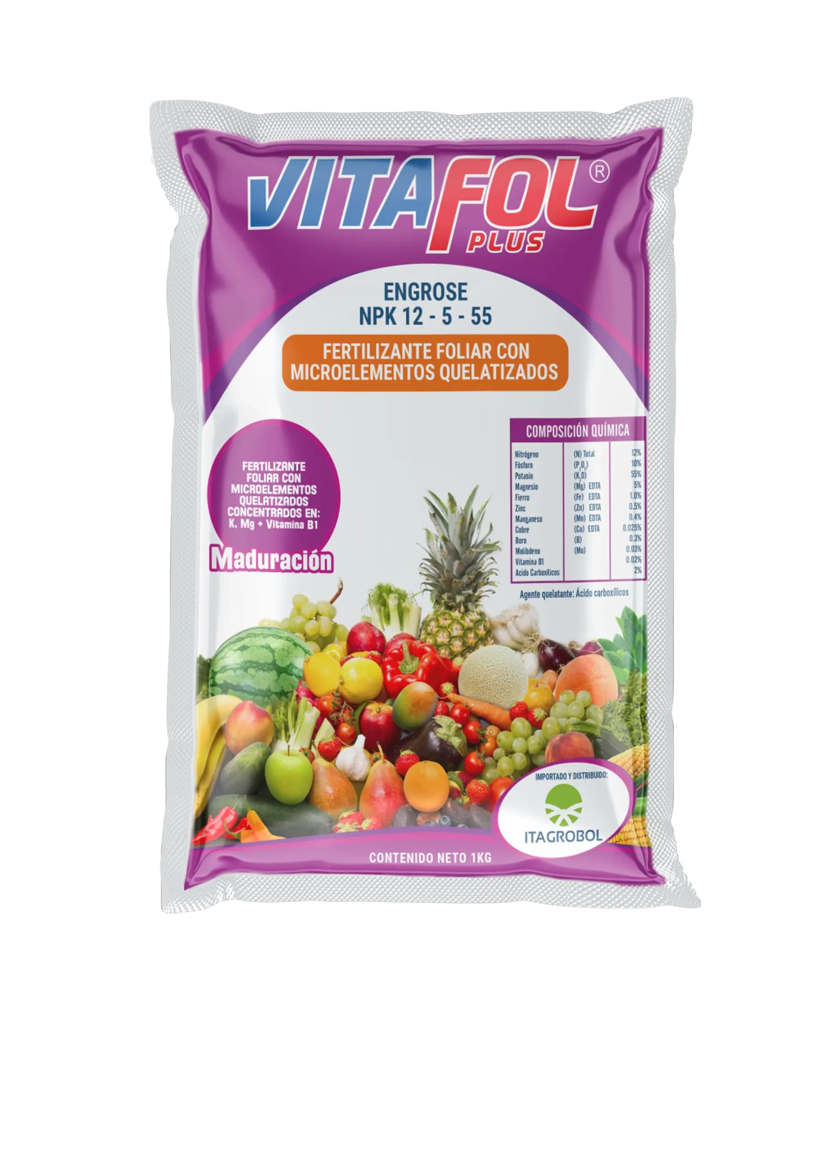 FERTILIZANTE FOLIAR POTASIO - VITAFOL PLUS ENGROSE 1 KG