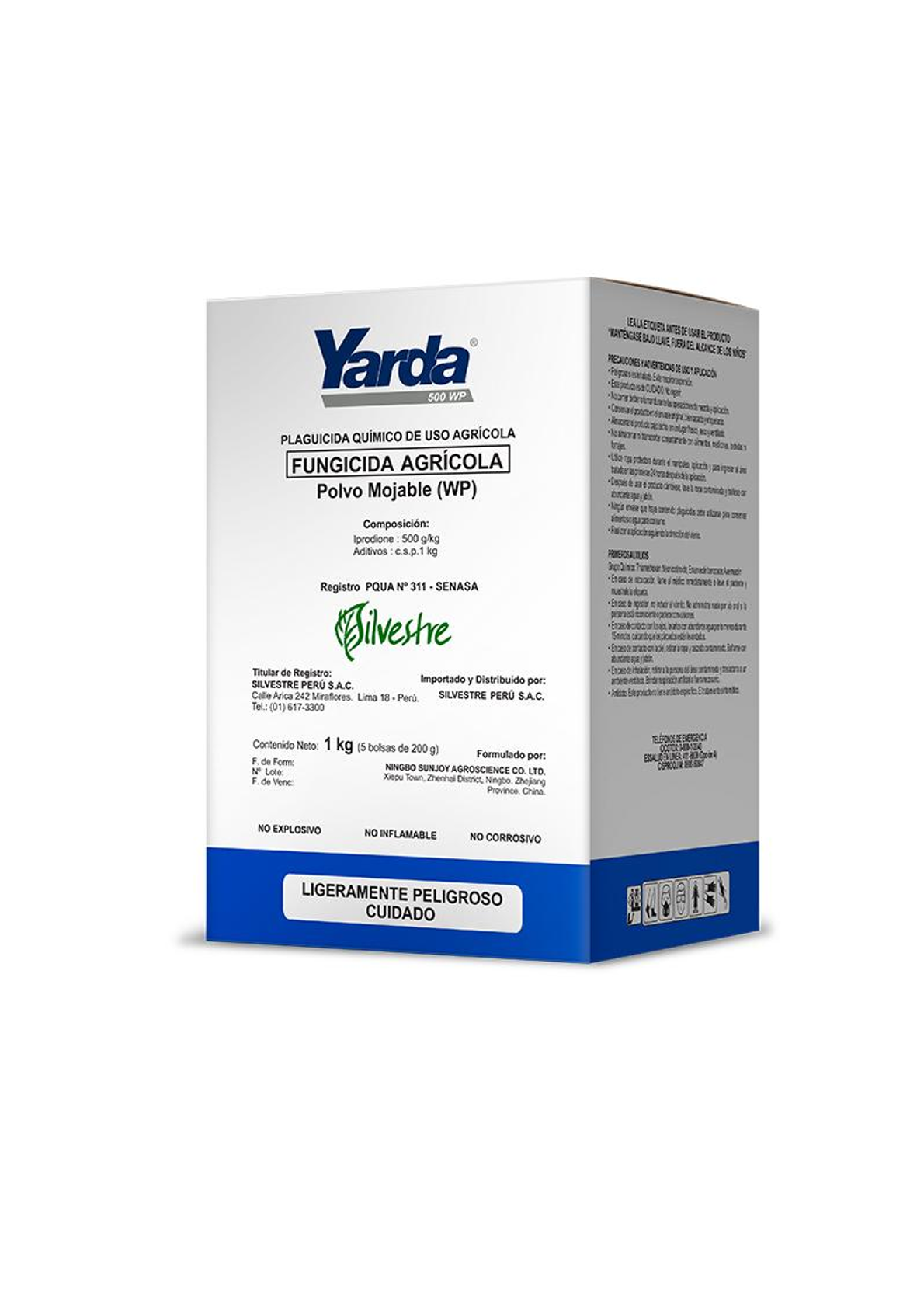 FUNGICIDAS - YARDA 500 WP   200 GR