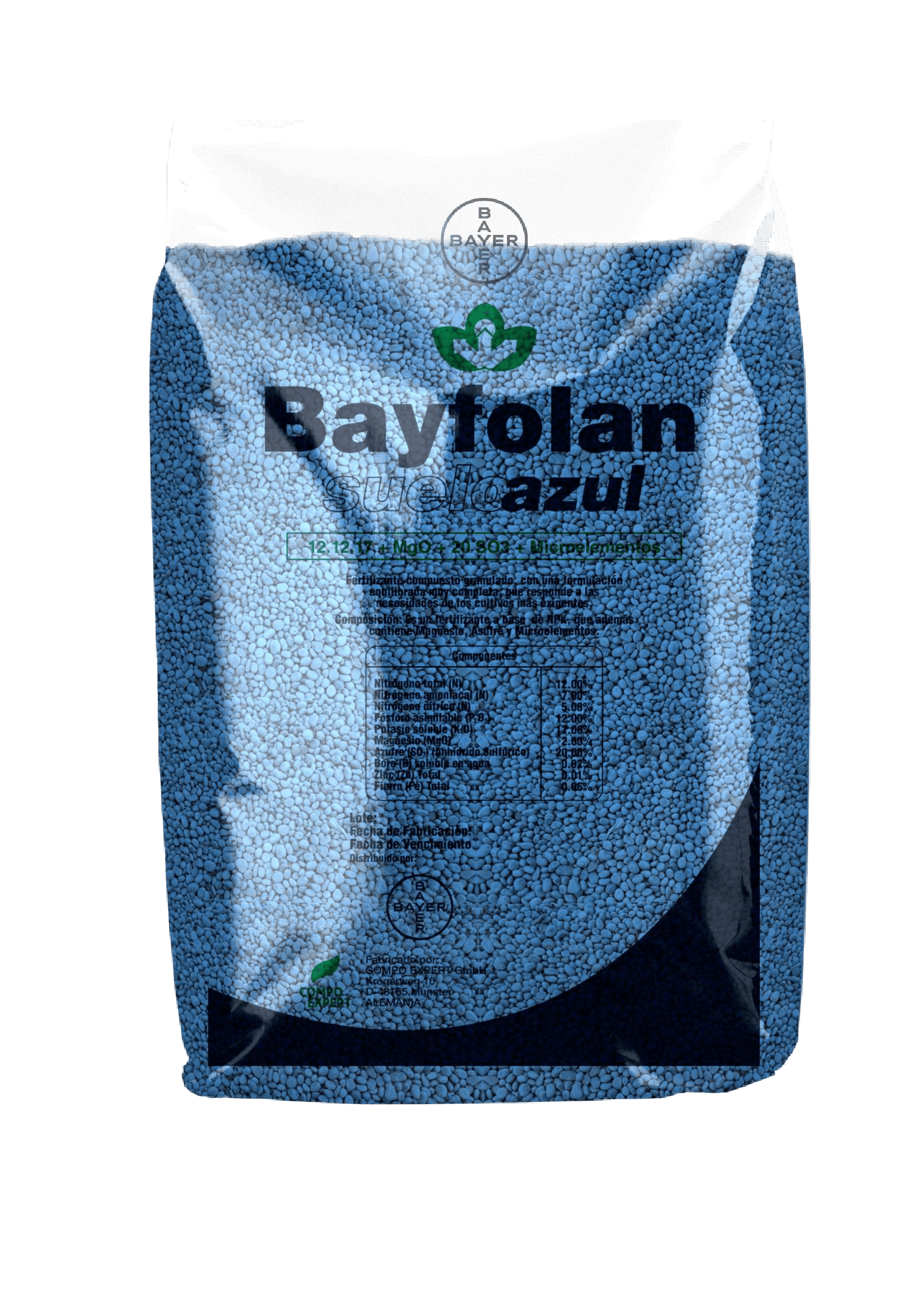 Fertilizante - BAYFOLAN SUELO AZUL 50 KG